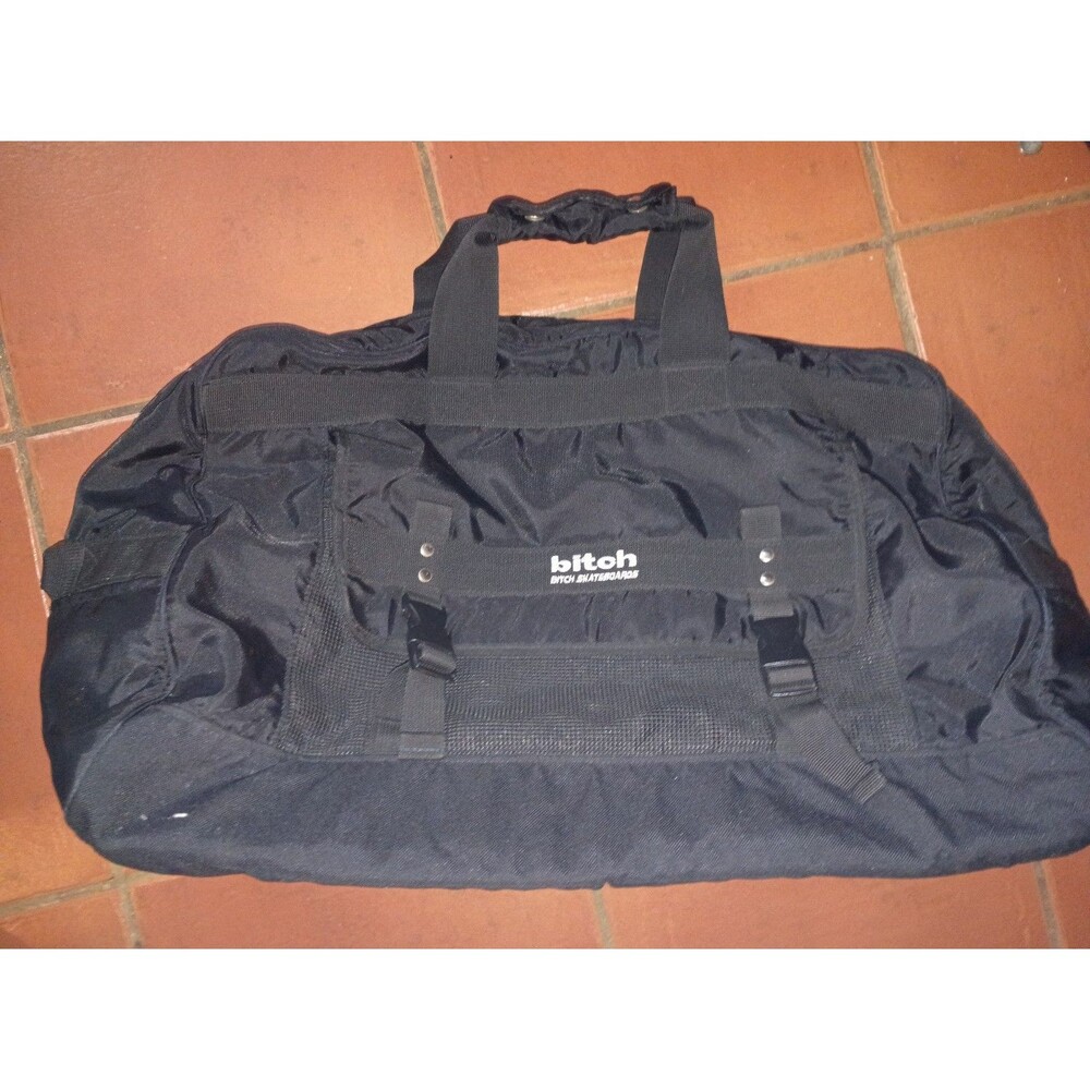 Rare vintage 90s 00s skate skating B*tch skateboards duffle bag huge - Picture 2 of 3